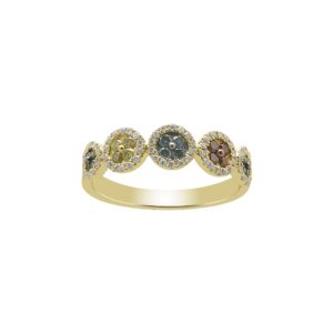Ring 0.5Ct Multi Diamond <br>PJR-13401MLT