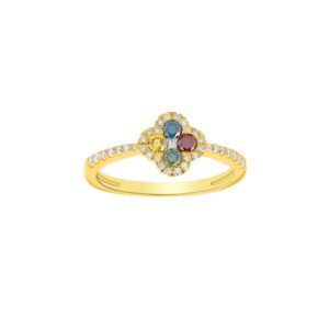 Ring 0.46Ct Multi Diamond <br>PJR-13583MLT