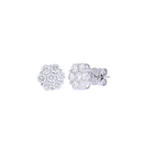 Earring 0.74Ct White Diamond <br>PLE-13662WHT
