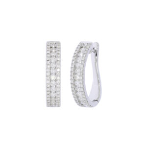 Earring 0.94Ct White Diamond <br>PLE-18227WHT
