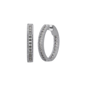 Earring 2.04Ct White Diamond <br>PLE-18409WHT