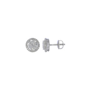 Earring 0.96Ct White Diamond <br>PLE-18698WHT