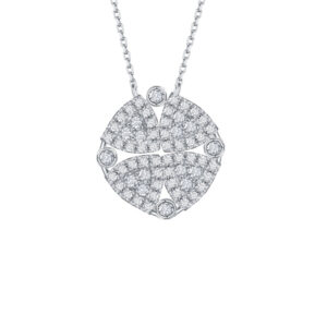 Necklace 1.02Ct White Diamond <br>PLNL-18343WHT