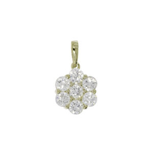 Pendant 1.01Ct White Diamond <br>PLP-13627WHT