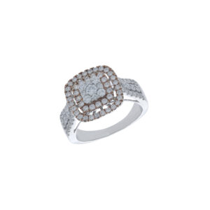 Ring 1.03Ct White Diamond <br>PLR-15363WHT