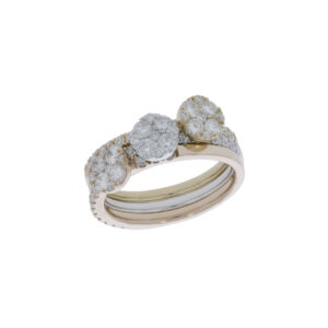 Ring 1.49Ct White Diamond <br>PLR-15807WHT