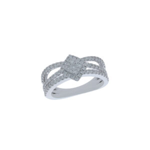 Ring 0.78Ct White Diamond <br>PLR-15834WHT