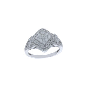 Ring 0.93Ct White Diamond <br>PLR-15886WHT