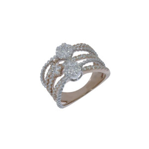 Ring 1.3Ct White Diamond <br>PLR-15916WHT