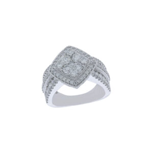 Ring 2.06Ct White Diamond <br>PLR-15977WHT