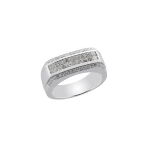 Ring 1.04Ct White Diamond <br>PLR-18067WHT