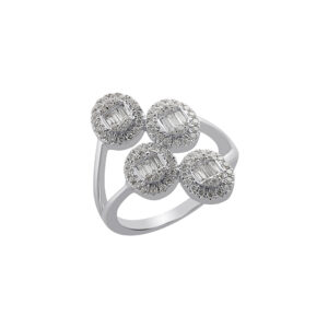 Ring 0.7Ct White Diamond <br>PLR-18262WHT