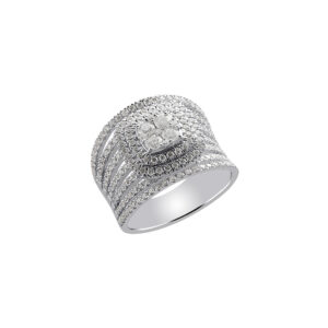 Ring 1.48Ct White Diamond <br>PLR-18412WHT